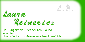 laura meinerics business card